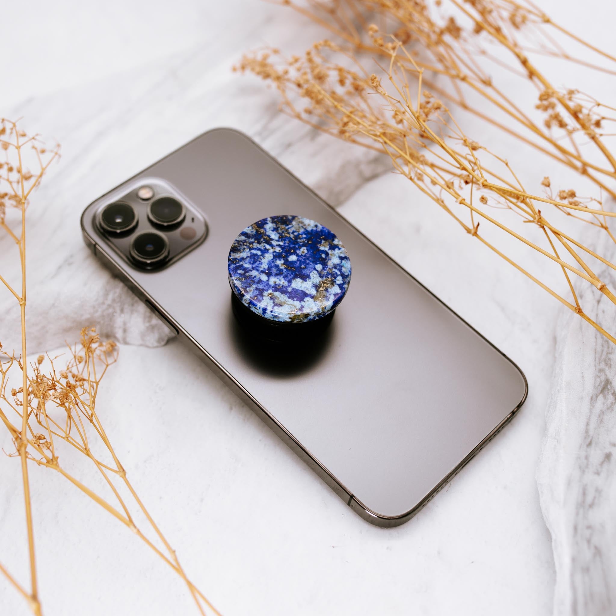 Lapis Lazuli - Držalo za Telefon Krog